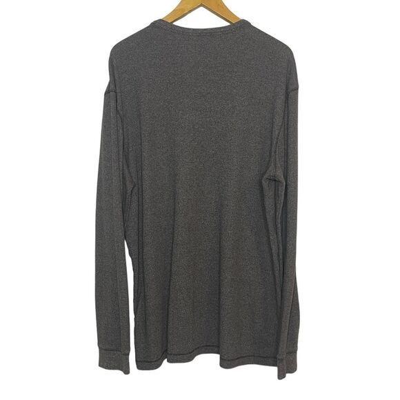 Sonoma Men’s Gray Waffle Knit Henley Size XXL Tall‎ - Picture 2 of 10